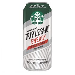 스타벅스 트리플샷 에너지 엑스트라 443ml 12팩 다크 로스트 Starbucks Tripleshot Energy Extra Strength, 1개, 1ml