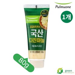 풀무원 튜브형 다진마늘 80g, 1개