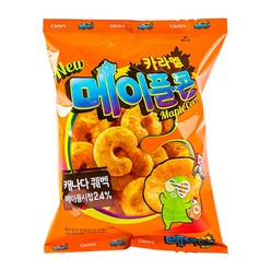 Szmart 슈퍼마켓 카라멜 메이플콘 과자 74g pc방 결혼식버스 휴대용 간식