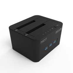 이지넷 NEXT-963DCU3H USB3.0 2베이 하드 도킹스테이션 1:1 클론 지원