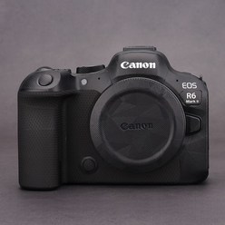 [코엠스킨] 캐논 EOS R6 Mark 2 카메라 스크래치 보호 3M 필름, 맘바 블랙