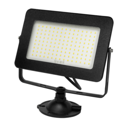 장수램프 LED 투광기 투광등 50W 간판 간판등 조명, 블랙, 전구색, 1개