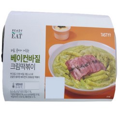 베이컨바질 크림떡볶이 즉석조리 330g x 3개 (무료배송), 상세페이지 참조, 상세페이지 참조, 상세페이지 참조