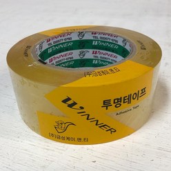 Yotta위너 투명 점착 테이프 48mmx100m, 단품, ☆선택:본품☆rael