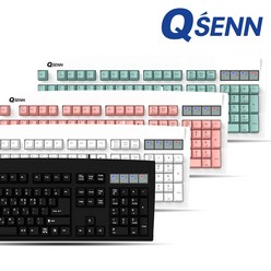 QSENN SEM-DT35 유선키보드 [USB], SEM-DT35 [화이트], 일반형