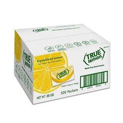 True 레몬 대용량 팩 0.8g(0.03온스) 500개 팩 186217, 500 Count (Pack of 1), Lemon