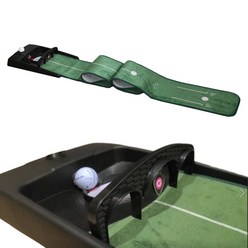 GOLFIX 골프 퍼팅연습기 퍼팅 연습 매트 퍼터 연습기 실내 자동리턴 2700mm 580