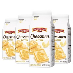 페퍼리지 팜 밀라노 체스맨 버터 쿠키 4개x170g Pepperidge Farm Chessmen Butter Cookies 4ea, 206g, 4개
