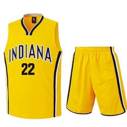 농구유니폼 농구유니폼세트 옐로우 유니폼 인디애나 페이서스 훼르자 농구복 농구용품, 105(2XL), 1개