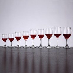 현대적인 미니멀리스트 유리 와인 잔 강화 유리 잔 절묘한 유리 제품, 320ml