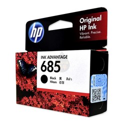 HP 685 정품잉크 CZ121AA 검정 CZ122AA 파랑 CZ123AA 빨강 CZ124AA 노랑 데스크젯 3525 4615 4625 5525 6525, 검정(CZ121AA), 1개