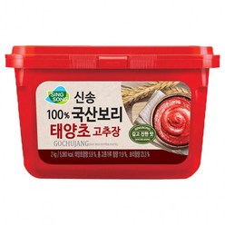 신송 국산보리 태양초 고추장 2kg, 2000g, 상세페이지 참조