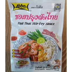 LOBO 태국로보팟타이 (10EA 묶음) pad thai stir-fry sauce 태국소스 thai sauce 120g worldfood, 10개