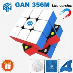 간 간즈 GAN 356 오리지널 매직 큐브 스피드 퍼즐 GAN356M 마그네틱 전문 장난감 3x3 GAN356 RS 자석 없음, Magnetic 356M Lite