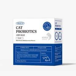 프로젝트21 고양이 유산균 장건강 영양제, 1박스, 1박스
