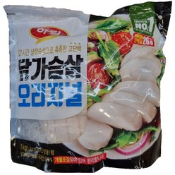 트레이더스 하림 닭가슴살 오리지널 1KG 아이스박스+아이스팩 단품, 1개