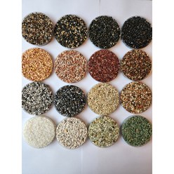 콩자갈 20kg 베이지 블랙 화이트 어항돌 화분 조경 바닥시공 에폭시, AQ브라운 (3-5mm), 1개