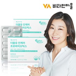 비타민마을 더블유 인케어 프로바이오틱스 여성 질 유래 유산균 30캡슐 X 2박스, 2개, 30정