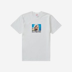 Supreme 슈프림 반팔티 남자 여자 상의 커트 코베인 티셔츠 화이트 - 23SS Kurt Cobain T-Shirt White