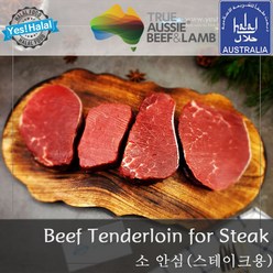 Yes!Global Halal Beef Tenderloin 할랄 소고기 안심 (500g 호주산), 1개, 500g