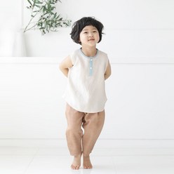[세이프베이비] 라라민트 풍기인견 유아상하복 아기인견옷 유아외출복 아기실내복