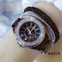 손목시계세라믹 시계 브랜드 럭셔리 2021 우아한 다이아몬드 손목 방수 라인석 2020
