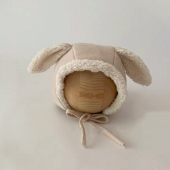 블랙체리 유아동 귀달이 토끼 모자