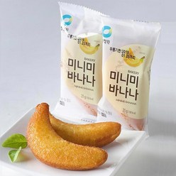청정원 바나나빵 미니미 바나나 간식 빵, 1. 청정원 미니미 바나나 21g X 10, 21g, 10개