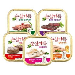 순살가득 100g 강아지 캔 간식, 선택:꿀피부 연어