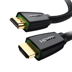 유그린 직조 프리미엄 HDMI V2.0 모니터케이블, 1개, 1m