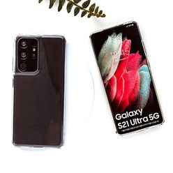 1+1 5G 갤럭시S21 슬림 투명 젤리케이스 G991