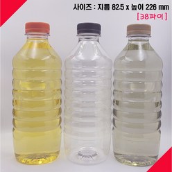 [보틀스] 900페트병 900미리 900ml 식혜페트병 플라스틱병 공병 빈페트병 페트공병 국산 공장직영, 웜레드(38파이), 1개