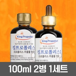 킹프로폴리스1 액상 원액 100ml 2병 세트, 2개