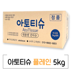 아토티슈 프리미엄 건티슈 청소포 플레인 5kg 3000매, 1박스