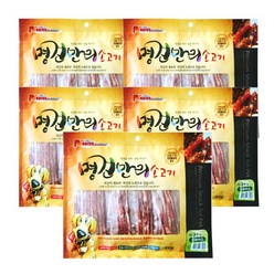 명견만리 강아지 간식 슬라이스 400g, 5개, 소고기맛