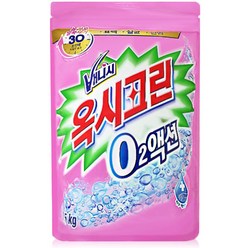 오투액션 분말형파우치 1.5kg 세탁보조제 표백, 2개