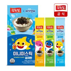 광천김 핑크퐁 미니미스틱 김자반 15봉 1박스, 150g(15입)