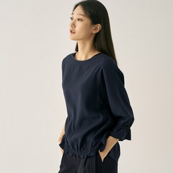 [지센여성] 여성 솔리드 러플소매 셔츠 2색 ZISHEN LFWSN802