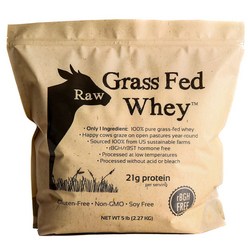 로우 오가닉 웨이 웨이프로틴 파우더 단백질 쉐이크 2.27kg/Raw Organic Whey Grass Fed Whey Protein 5LB, 21g, 1개