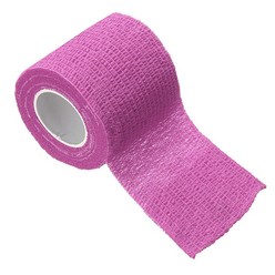 밝은 분홍색 스포츠 자체 접착 탄력 붕대 랩 테이프 Elastoplast 무릎 지원 패드 손가락 발목 손바닥, 푸른, 5cmx4.5m
