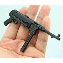 프라모델 16 스케일 MP40 기관단총 세계 대전 플라스틱 조립 된 총기 퍼즐 4D 모델 12 액션 피규어 군인 장난감, [02] MP40
