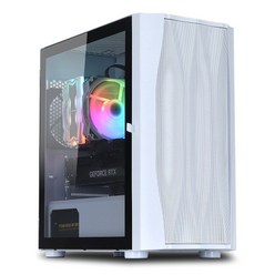 아이구주 VENTI J100 미니타워 PC 케이스 (화이트)