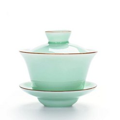 청자 차 Tureen 140ml 쿵푸 세트 중국 꽃 가이완 Puer 주전자 주전자 애호가 액세서리가 있어야합니다360226, B