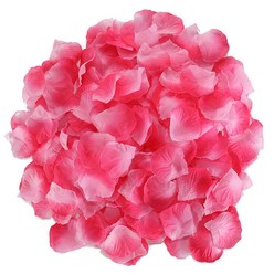 파티 웨딩용 장미 꽃잎 1 봉지, 핑크