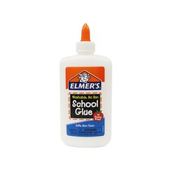 [무료배송]무독성 접착제 엘머스 스쿨글루 7.625온즈( school glue 225ml ), 1개