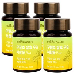 국내산 구절초 추출물 발효 우슬 복합물 Plus 600mg x 90정, 4개