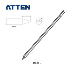 ATTEN ST-8602D 8902D 특수 납땜 인두 헤드 T990 시리즈 통합 가열 코어 전기 용접, 09 T990-C1