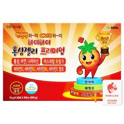 신일제약 하이하이 홍삼젤리 프리미엄 60포(1개월) + 패밀리즈 비타민C 증정!