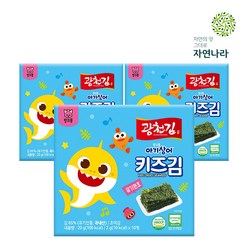 자연나라 오가닉 핑크퐁 유아김 2g 30봉, 김, 30개