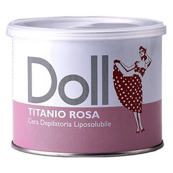 Doll Wax 소프트왁스 왁싱 스트립왁싱 핑크 티타늄 로사 400ml 제모제, 1개